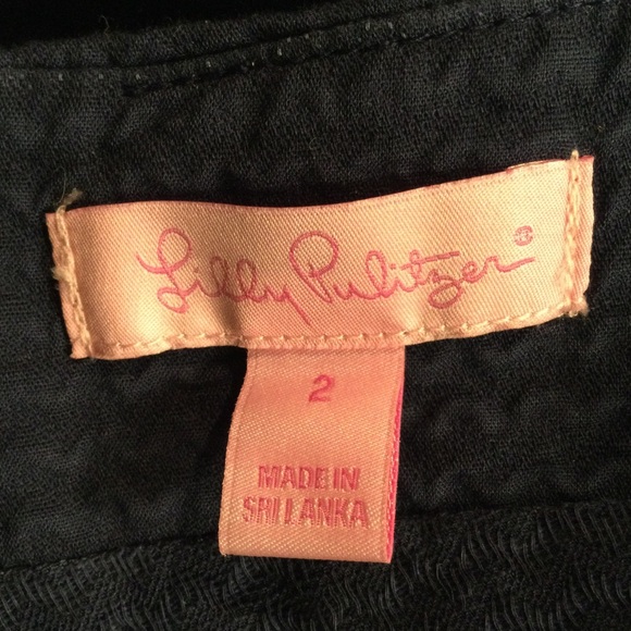 Lilly Pulitzer Navy Lenore Skort size 2 - Picture 7 of 7